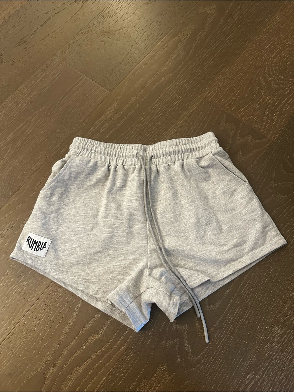 Women's Rumble Boxing Heather Gray Lounge Shorts Size S